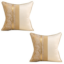 Taies d'oreiller modernes et luxueuses, élégantes, style nordique épuré, lot de 2, vert gazon, pour canapé, salon ou chambre.