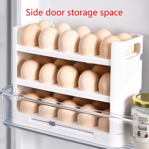 Refrigerator Egg Holder Green Egg Storage Box For Fridge Door Egg Storage Container Egg Tray Case 2