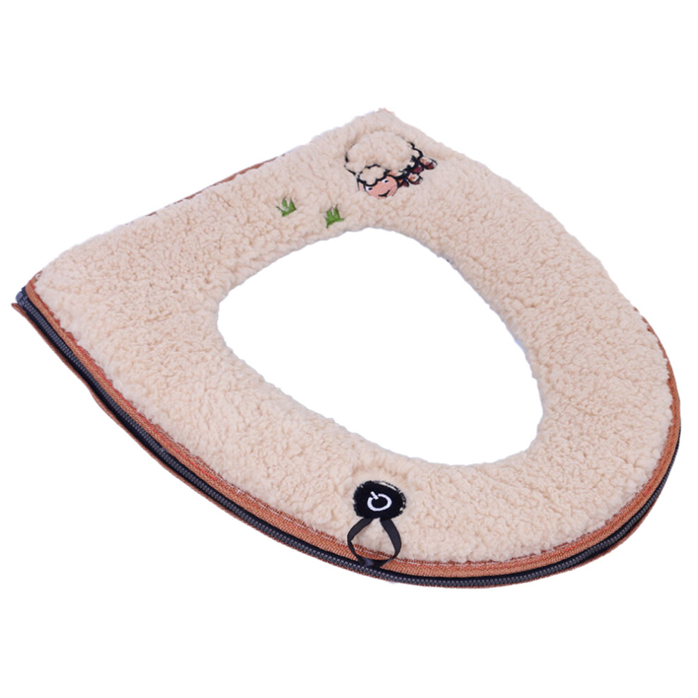 Toilet Seat Cover, Thickened Toilet Mat With Bright Colors, Waterproof & Skin-Friendly For A Cozy Bathroom Feel 9135470065974