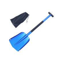 Pelle à neige en métal avec conception peu encombrante,-Bleu