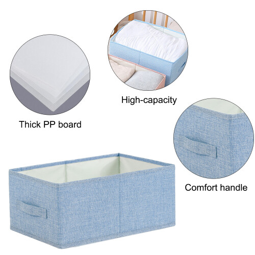 Foldable Design Exquisite Fashion Design Collapsible Storage Boxes For Kitchen Pantry Storage 2