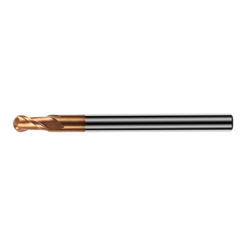 Professional 2 Flute Cutting Tool For 55HRC Materials-R1.25 4D