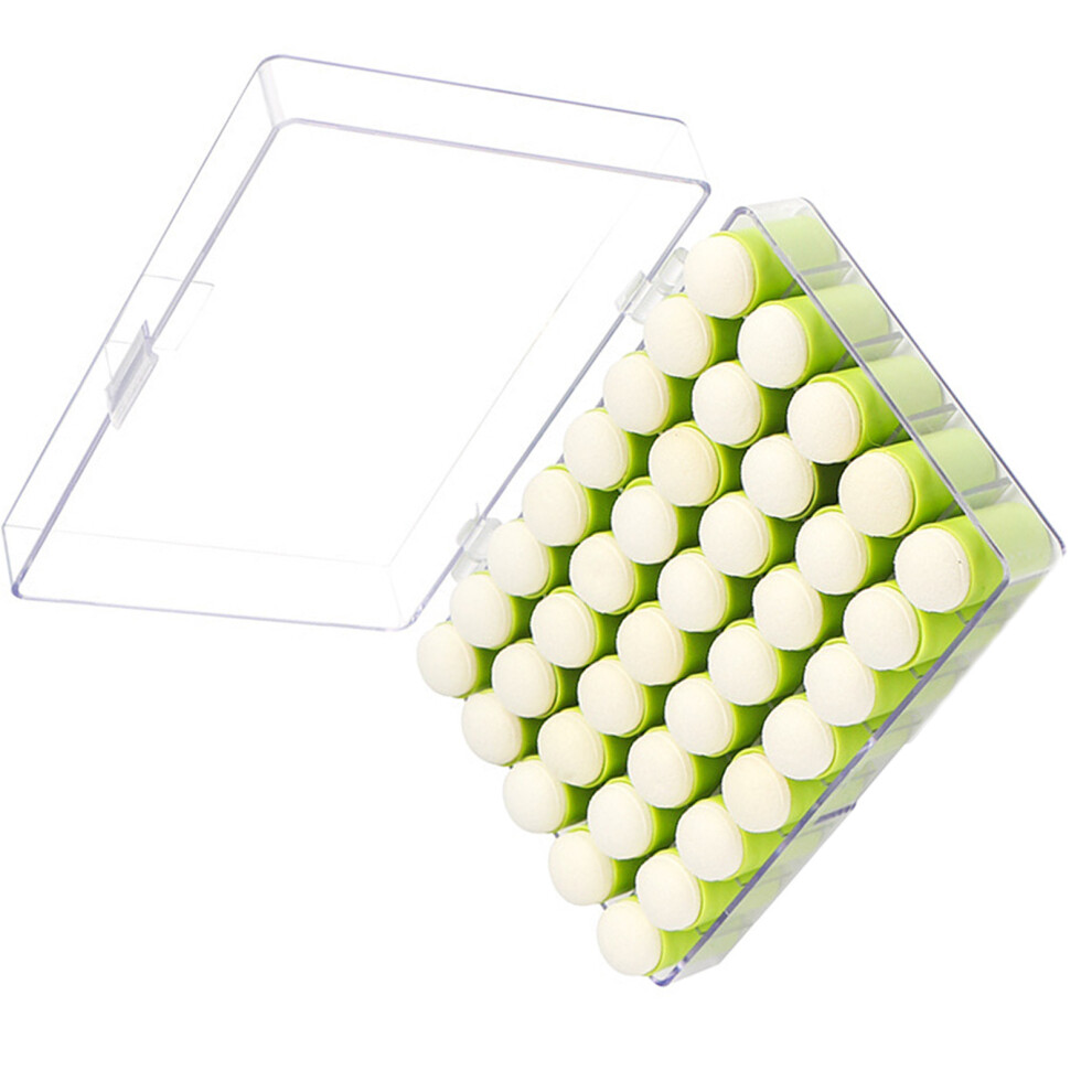 40Pcs Finger Sponge Daubers Small Sponge Daubers For-Green 7696000753300