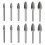 High Performances Carbides Rotary File Drill-single slot 8 mm 2