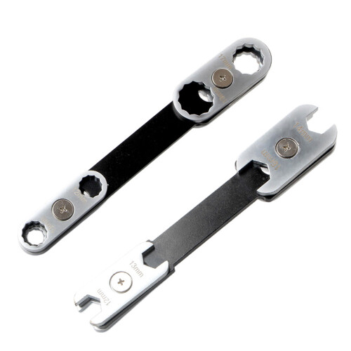 8 in 1 Adjustable Wrench Tool 360 Degree Rotatable Open-2pcs
