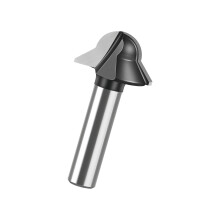 Professionele ronde bodem V-gegroefde bit voor- zwart 8 7 8