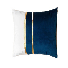 Housse de coussin en velours polyvalente avec fermeture éclair invisible et tissu antitache, idéale pour la décoration de scènes festives, 45 x