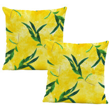 Housse de coussin facile à assortir à votre canapé, tissu polyester de haute qualité, usage intérieur et extérieur, taie d'oreiller carrée