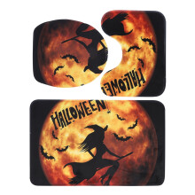 Bademåtte med hjemsøgt hus-tema, absorberende køkkentørremåtte, omfavn Halloween-ånden med vores fortryllende bademåtte, perfekt til at