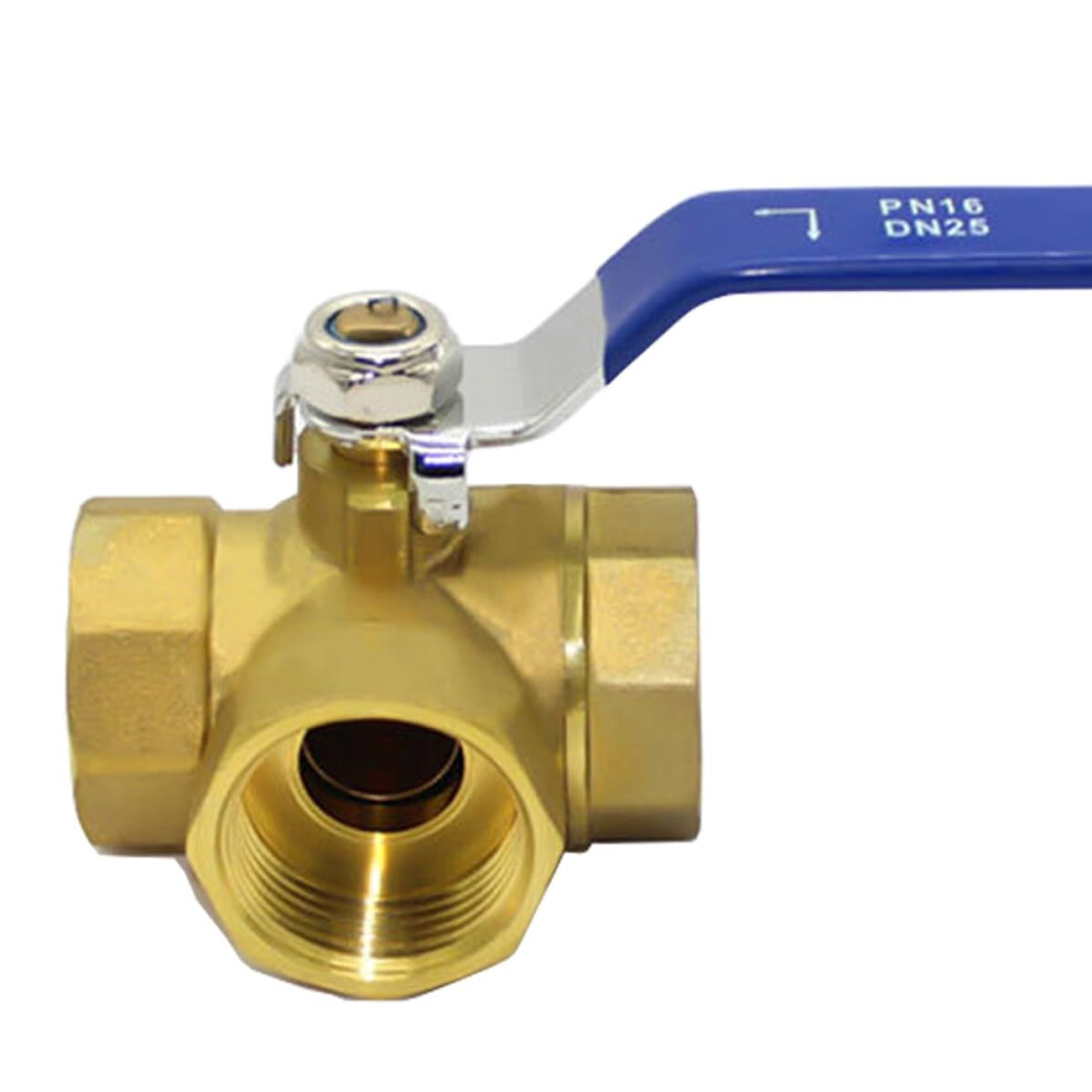 Ball Valve Kit Ball Float Brass Threeway Valve Dn25 Full Port 1Inch Ltype Female Thread Pipe Valve For Water Oil Steam 9067246221980