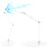 Set Regolabile Per Action Figure E , Trasparente 11