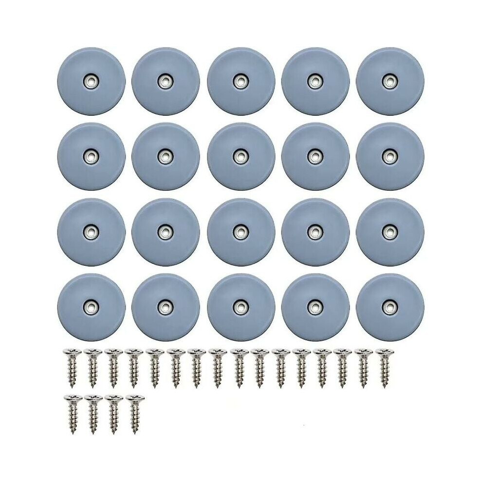 Wide Application Furniture Sliders, Screw On Furniture Glides With Heavy Duty Ptfe Teflon Material For Scratch-Proof And Noise Dampening Performance, 9135470250301