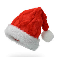 Soft Plush, Holiday Costume Party Accessories Featuring Unisex Adult Santa Hat with Velvet Fabric and Warm and Comfortable Lining, Comfort Double Lini