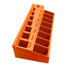Planificateur de vis PLA Permanent, mallette à-couleur orange