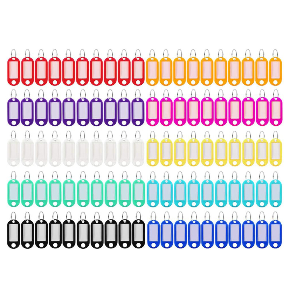 Portable Tough Plastic Key Tags, Label Window & Ring Key Tags, Key Identifiers For Backpack Car Keys, Durable & Protective System, Easy Use Fo 9060116327263