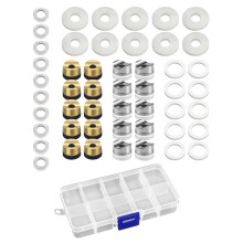 Kit de réparation de pulvérisateur sans air, 50 pièces, 5