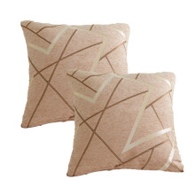Coussin décoratif en similicuir, taie d'oreiller style nordique avec fermeture éclair lisse, lot de 2 pour une décoration intérieure élégante