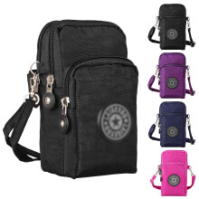 Stijlvolle crossbody organizer voor dames, handsfree ontwerp, lichtgewicht tasje van waterdichte stof, verstelbare schouderbanden, schoudertas voor