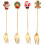 Κομψά Swizzle Sticks, Αναδευτήρες από ανοξείδωτο ατσάλι για καφέ, αναδευτήρες κοκτέιλ 1