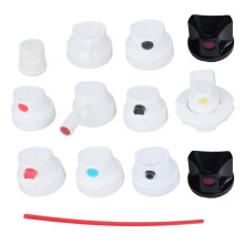 Assortiment de buses de peinture saupoudrées, paquet de 12,