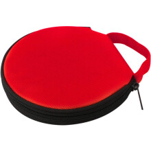 Estuche compacto para CD, almacenamiento portátil para DVD con material Oxford y protección antipolvo.