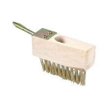 Steel Bristles Weeding Brush Weeding Joint Brush With Handle-A