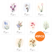 Gânduri de iubire și confort, Poster personalizat cu nume de familie, buchet de flori personalizat pentru luna nașterii, artă florală în