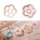 Soft Clay Flower Mold Set with Nonstick PLA Texture Handmade 2