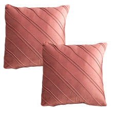 Housse de coussin style ferme bleu paon, coussin carré texturé avec fermeture éclair invisible pour une utilisation polyvalente et un entretien