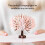 Κάρτα Cherry Blossom3D Pop-Up, Οικολογική Τέχνη από Χαρτί, Ρομαντική Χαιρετισμός για το 2