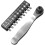 1/4" Drive Ratchet Handle Socket Wrench Ratcheting Antislip 1