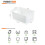 Storage Baskets for Home Organization, Minimalist Design with Built-in Handles, Durable Construction Using Non-toxic Material, Stackable Plastic Organ 7