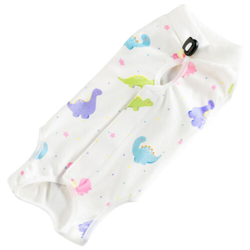 Machine Washable Cats Surgical Suit for-L Colored dinosaurs