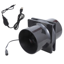12cm Exhaust Fan Home Inline Pipe Duct with Speed Controller Fan