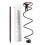 Rain Gauge for Precise Garden Rainfall Measurement and 1