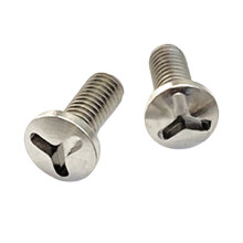 Professional Grade Titaniums Slingshots Screws-White