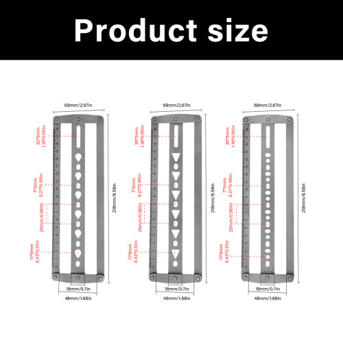 Premium Belt Alignment 3  18 48mm Leather Craft-Triangle Style 2