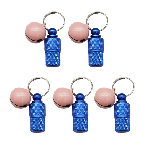 Coated Pet Label Personalize Identification-Blue with bell