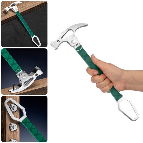 Reinforced Folding Claw Hammer With Customizable Pry Angle 1