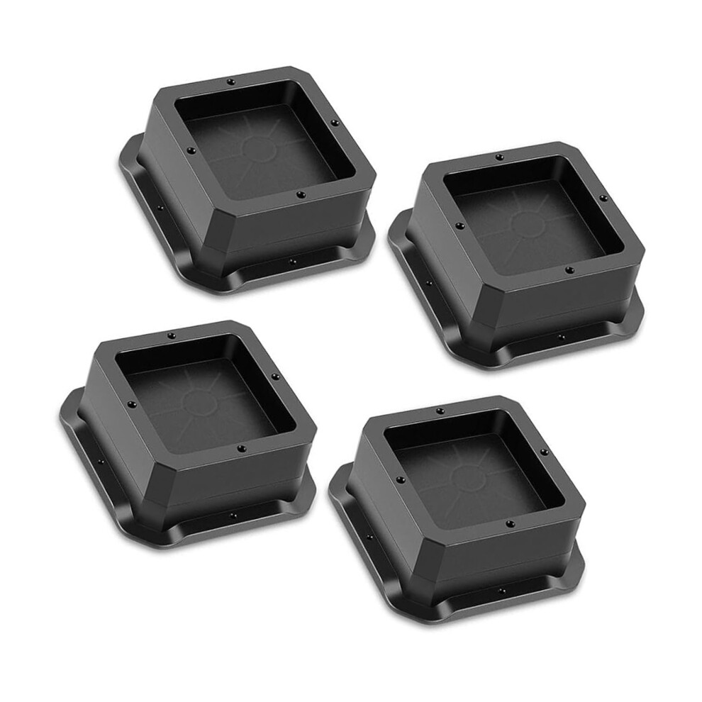 Not Slip Trapezoid Furniture Risers 1 Inch-1 inch 4 packs