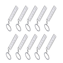 Professional Metal Ruler For Accurate Gemstones Sizing-White K