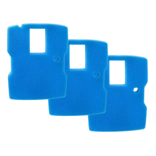 3Pcs Fan Filter Spongiform 660GPH Permanent Spume for Pond