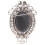 Sparkling Crystal Embellished Retro Cameo Pin Accessory for-2 3