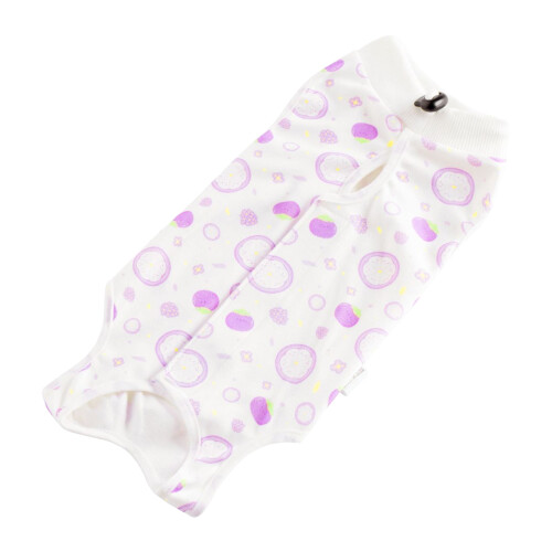 Machine Washable Cats Surgeries Suit with Sticker-M Mangosteen