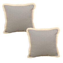 Housses de coussin décoratives Morandi Color Scheme, en lin et toile de jute avec housse amovible, idéales pour une décoration intérieure chic et
