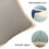 Μαξιλαροθήκες Morandi Color Scheme, από λινό ύφασμα με αφαιρούμενη θήκη, ιδανικές για 3