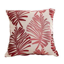 Housse de coussin carrée en lin et polyester pour lit, coussin décoratif texturé pour canapé, entretien facile, idéale pour la décoration