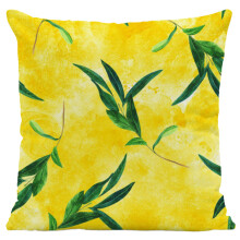 Housses de coussin à motif de feuilles de palmier tropicales, en tissu mixte imprimé de feuilles de bananier vertes, housses de coussin