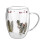 Glass Cup with Dried Flower Double Wall Coffee Mug-350ml 1