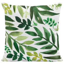 Taies d'oreiller imprimées recto verso, en microfibre de qualité supérieure à motif de feuilles de palmier tropicales, fermeture éclair